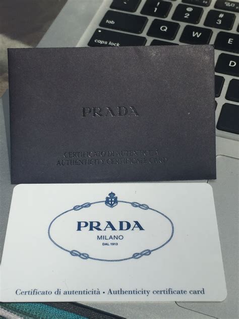 fake prada clothing|prada authenticity card.